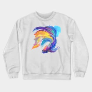 Siamese fighting fish Crewneck Sweatshirt